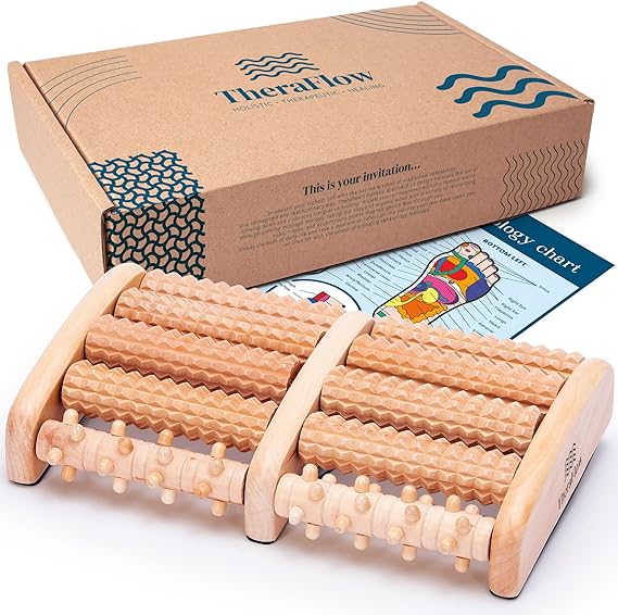 3. Best for Plantar Fasciitis: TheraFlow Dual Foot Massage Roller