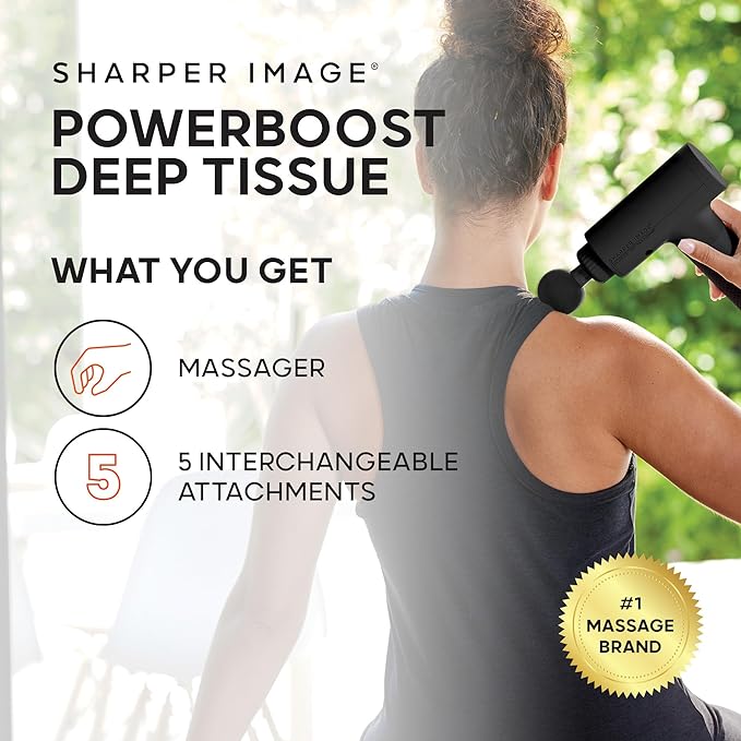 Sharper Image Massage Gun Review, balancedbrawn