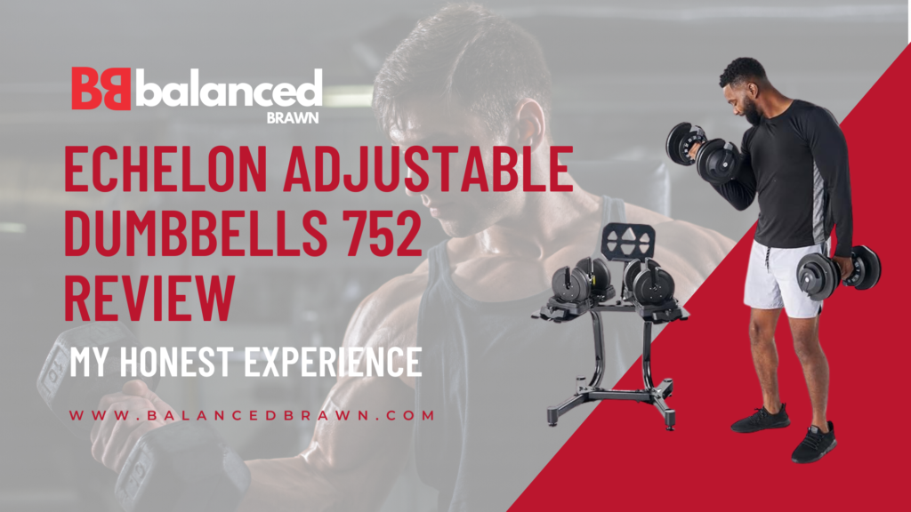 echelon adjustable dumbbells 752 set with stand review​